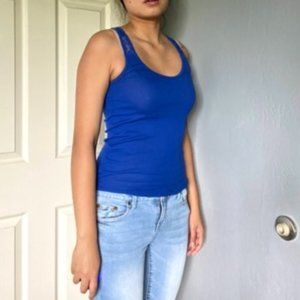 Women's Cotton Tank Top Royal Blue